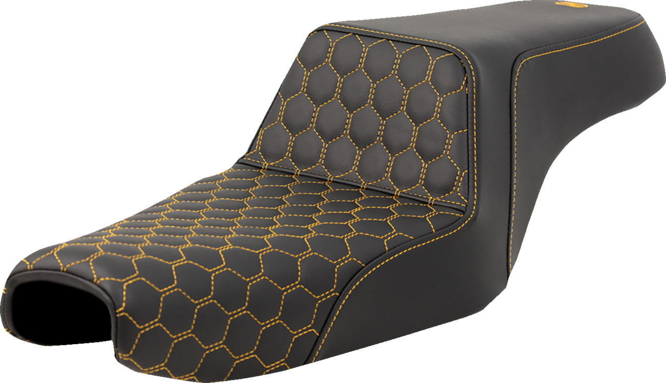 Saddlemen Step-Up Seat - Honeycomb - Sportster '04-'21 – 2LaneLife