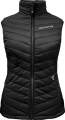 Gerbing Heated Clothing Women'S 7V Khione Puffer Heated Vest 2.0 - Black |