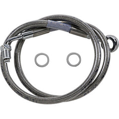 Drag Specialties Brake Line - +2" - Stainless Steel - '18-'23 Softail