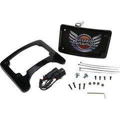 Custom Dynamics Turn Signal Eliminator With Tri Radius Illuminated Plate Frame