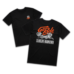 "GO RIDE" T - Black