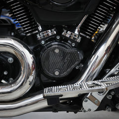 Thrashin Supply M8 Cam Cover | Gen 2 - Gloss Woven Carbon