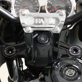 Thrashin Supply Carbon Stem Cap | Road Glide - Gloss Woven