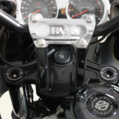 Thrashin Supply Carbon Stem Cap | Road Glide - Gloss Woven