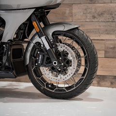 Klock Werks Tire Hugger Front Fenders For Harley-Davidson® 2023.5-2025 Touring Models (New Style Fairings)