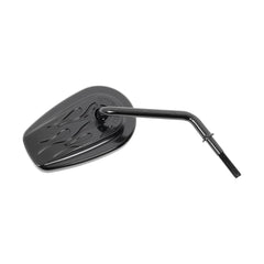 Thrashin Billet Mini Mirrors / Flame - Black
