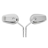 Thrashin Billet Mini Mirrors / Smooth - Chrome