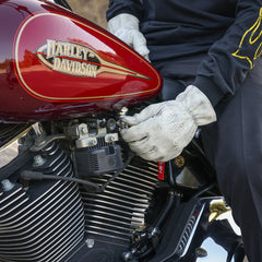 Thrashin Supply Roper Glove - Leather - Bone White