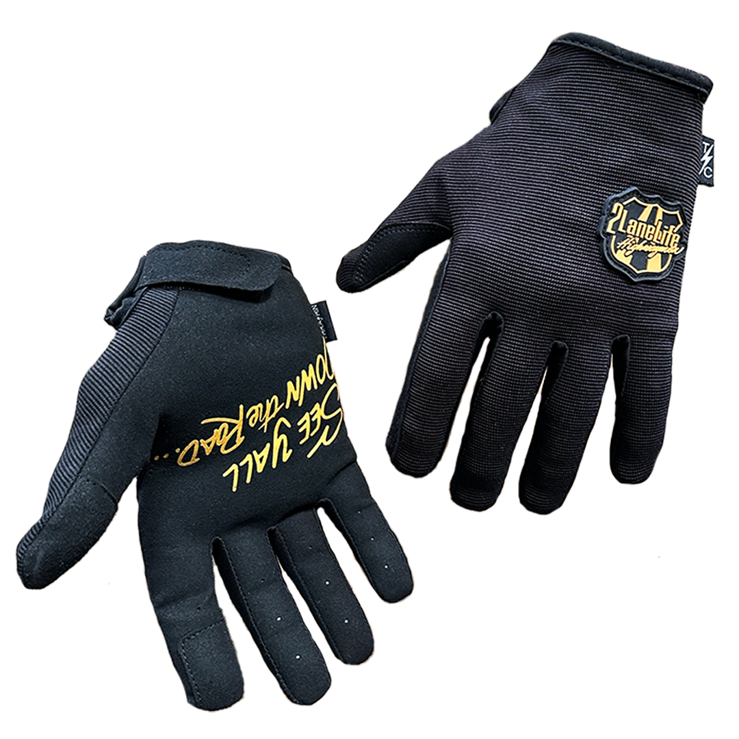 Highwaymen V2 Synthetic Palm Gloves - "See Y'all Down the Road"