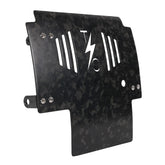 Thrashin Supply 2024+ Touring Skid Plate - Real Forged Carbon - ALL Color Brackets