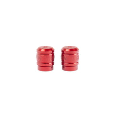 Billet Valve Stem Caps - Red