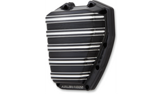 Arlen Ness Cam Cover - 10 Gauge - Black Anodized with Machined Accents