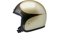 Biltwell Bonanza Helmet - Scallop - Metallic Charcoal/Champagne