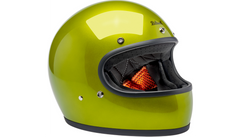 Biltwell Gringo Helmet - Metallic Lime