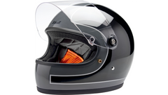 Biltwell Gringo S Helmet - Tracker - Gloss Storm Gray/Black