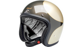 Biltwell Bonanza Helmet - Scallop - Metallic Charcoal/Champagne