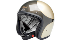 Biltwell Bonanza Helmet - Scallop - Metallic Charcoal/Champagne