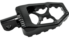 BURLY BRAND MX Evolution Driver Pegs - Black - Sportster/Dyna