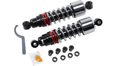 BURLY BRAND Slammer Plus Shocks - 10.5" - Chrome - FXD