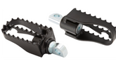 BURLY BRAND MX Mini Foot Pegs - Driver/Passenger - Black
