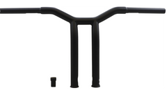 BURLY BRAND Dominator Handlebar - Raked - 12" - Matte Black