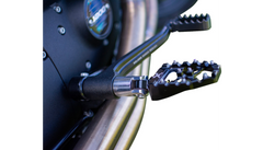 BURLY BRAND MX Evolution Driver Pegs - Black - Sportster/Dyna