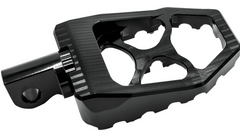 BURLY BRAND MX Evolution Driver Pegs - Black - Sportster/Dyna