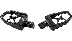 BURLY BRAND MX Evolution Driver Pegs - Black - Sportster/Dyna