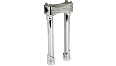 BILTWELL Murdock Handlebar Risers - 10" - Chrome