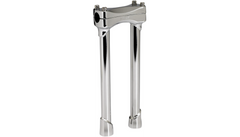 BILTWELL Murdock Handlebar Risers - 12" - Chrome
