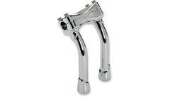 BILTWELL Murdock Handlebar Risers - Pullback - 8" - Chrome