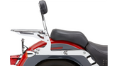 Cobra Detachable Backrest Kit - 14" (Round) - Chrome - Softail