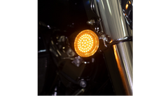 Custom Dynamics Genesis® 4 Solid Amber Front Turn Signal Insert - LED - 1157