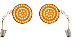 Custom Dynamics Genesis® 4 Solid Amber Front Turn Signal Insert - LED - 1157