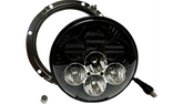 Custom Dynamics Shark Demon® 7” Round LED Headlight with Color Changing Backlight