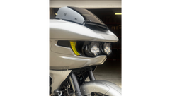 Custom Dynamics Shark Demon® Integrated Front Turn Signal Vents - Yellow Lens