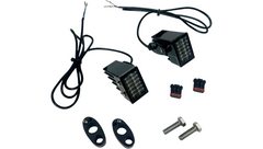 Custom Dynamics Turn Signal - Red LED - Smoke Lens