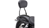 Cobra USA Round Sissy Bar - Standard - Black - Softail