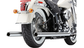 Cobra USA Bad Hombre Dual Exhaust System - Billet Tip - '12-'17 Softail