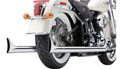 Cobra USA Bad Hombre Dual Exhaust System - Fishtail - '12-'17 Softail