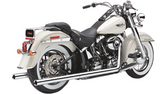 Cobra USA Bad Hombre Dual Exhaust System - Billet Tip - '97-'06 Softail