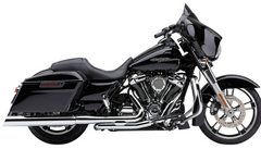 Cobra USA 909 Uppercut Mufflers for '95-'16 FL - Chrome