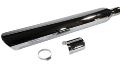 Cobra USA 909 Twin Muffler for FLSB - Chrome - FLSB 18-25