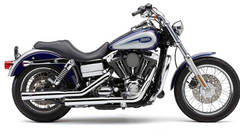 Cobra USA 3" Neighbor Hater Mufflers for '91-'17 Dyna - Chrome