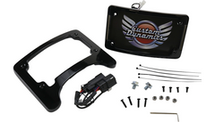 Custom Dynamics Turn Signal Eliminator With Tri Radius Illuminated Plate Frame
