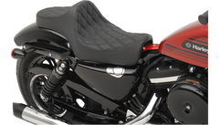 Drag Specialties Predator III Seat - Double Diamond - Black Stitching - 'XL 04-'22
