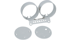 Drag Specialties Dual Gauge Bracket - Chrome