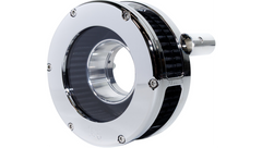 Feuling Parts BA Slim Air Cleaner Kit - Chrome/Clear - Black Filter - '93-'99 EVO Big Twin