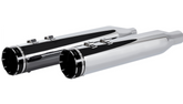 Khrome Werks 4-1/2" Hp-Plus® Slip-On Mufflers - Chrome With Tracer - Touring