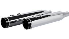 Khrome Werks 4-1/2" Hp-Plus® Slip-On Mufflers - Chrome With Tracer - Touring